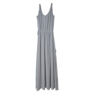 Show Me Your MuMu Light Gray Maxi Dress